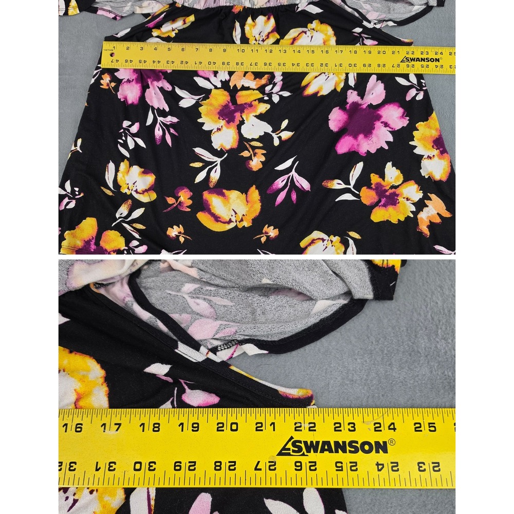 Lane Bryant Floral Off Shoulder Blouse Womens 18/20 - Picture 7 of 7